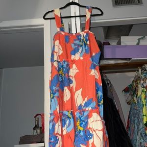 Free People Coral Maxi Dress